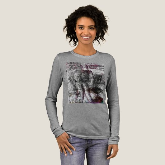 Grey Echo - Abstract Form Shirt (Voorkant)