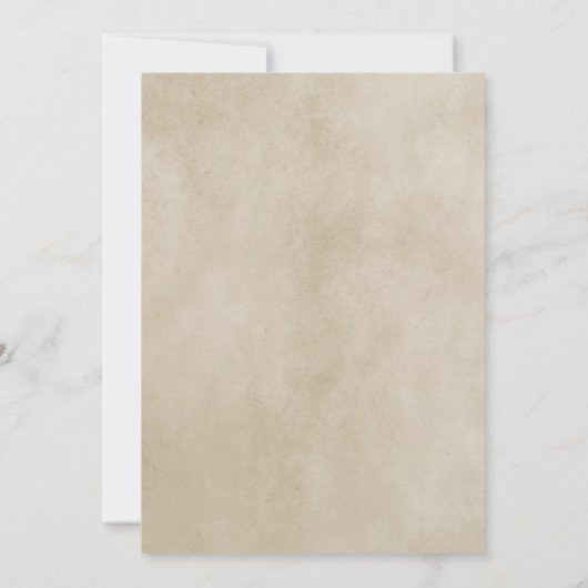 Grey Elegant Deco Wedding Invite Kaart (Achterkant)