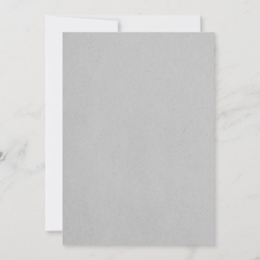 Grey Elegant Lace Wedding Invite Kaart (Achterkant)