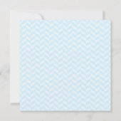 Grey Elephant ı Baby shower Invitation Kaart (Achterkant)