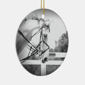 Grey English Horse Ornament (Rechts)
