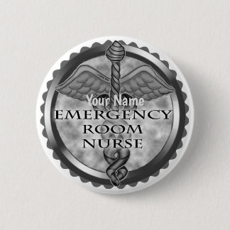 Grey ER Nurse Ronde Button 5,7 Cm