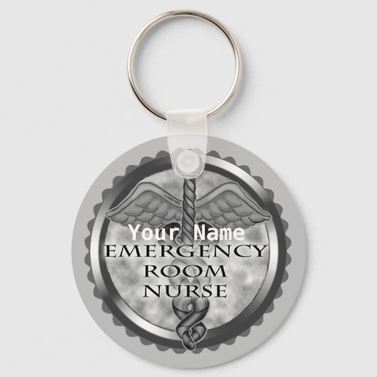 Grey ER Nurse Sleutelhanger (Voorkant)