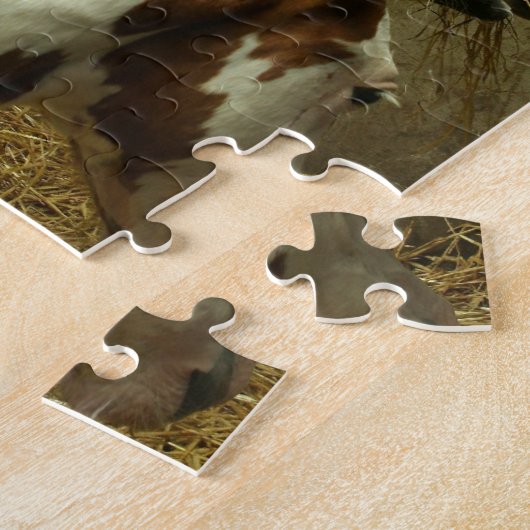 Grey Eventing Horse Puzzle Legpuzzel (Zijkant)