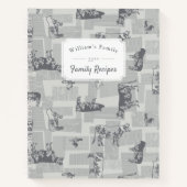 Grey Farmhouse Recept Notitieboek (Voorkant)