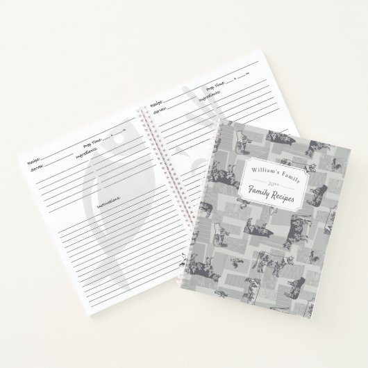 Grey Farmhouse Recept Notitieboek (Binnen)
