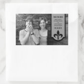 Grey Fleur De Lis Banner sparen de Stickers van de (Tas)
