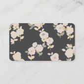 Grey, Flowers Business - Roepkaart Visitekaartje (Achterkant)