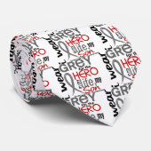 Grey for My Hero 2 Son Brain Cancer Stropdas (Opgerold)