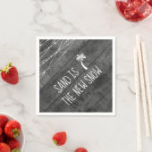 Grey Fun #Tropical Feestdagen Sand is de Nieuwe sn Servet (Insitu)