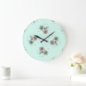 Grey game joystick op blauw grote klok (Huis)