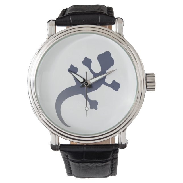 Grey Gecko Horloge (Voorkant)