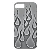 Grey Ghost Flames Phone Case (Achterkant)