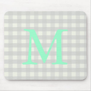 Grey Gingham Muismat