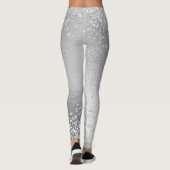 Grey Glitter Sparkles Leggings (Achterkant)
