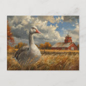 Grey Goose Farmhouse ArtWork Briefkaart (Voorkant)