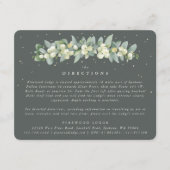 Grey Green Snowberry+Eucalyptus Garland Routebesch Informatiekaartje (Voorkant)