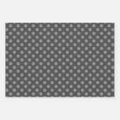 Grey & Grey Multi-Pattern Wrapping Paper Sheets