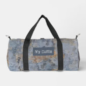 Grey Grunge Duffle Bag Plunjezak (Voorkant)