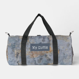 Grey Grunge Duffle Bag Plunjezak
