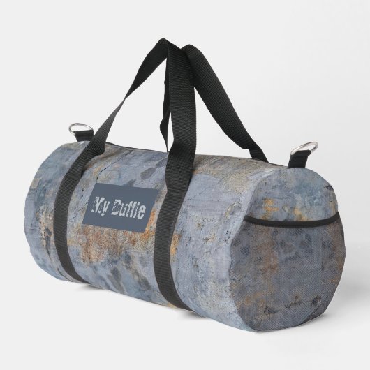 Grey Grunge Duffle Bag Plunjezak (Rechterhoek)
