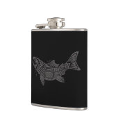 Grey Haida Spirit Fish on Black Heupfles (Links)