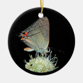 Grey Hairstreak Butterfly Keramisch Ornament (Voorkant)