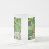 Grey Hairstreak Butterfly Matglas Koffiemok (Center)