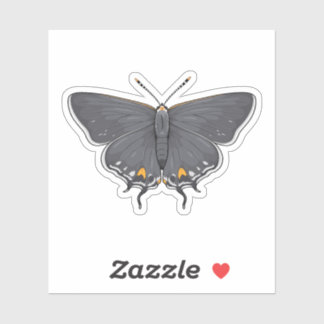 Grey Hairstreak Butterfly Sticker