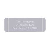 Grey Harbour Mist - Mode Londen voorjaar 2018 Etiket (Voorkant)