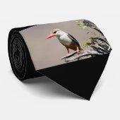 Grey-Headed Kingfisher Stropdas (Opgerold)