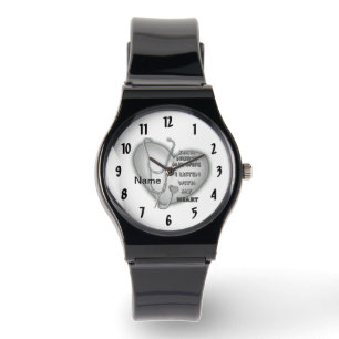 Grey Heart Verloskundige Verpleegkundige Horloge