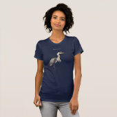 Grey heron t-shirt (Voorkant volledig)
