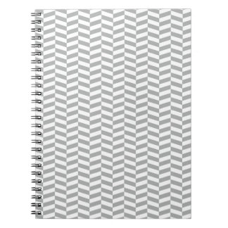 Grey Herringbone Notitieboek