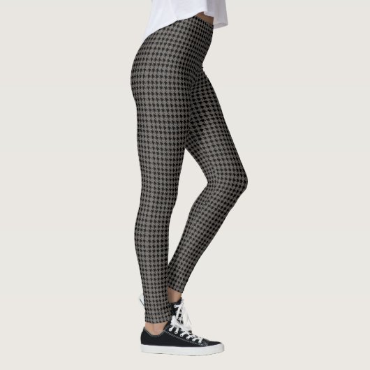 Grey Houndstooth Leggings (Rechts)