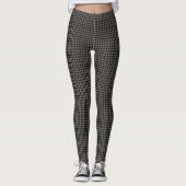 Grey Houndstooth Leggings (Voorkant)