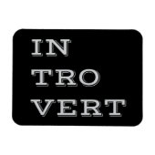 Grey Introvert Flexi Magnet Magneet (Horizontaal)