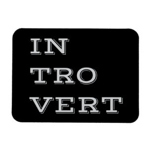 Grey Introvert Flexi Magnet Magneet