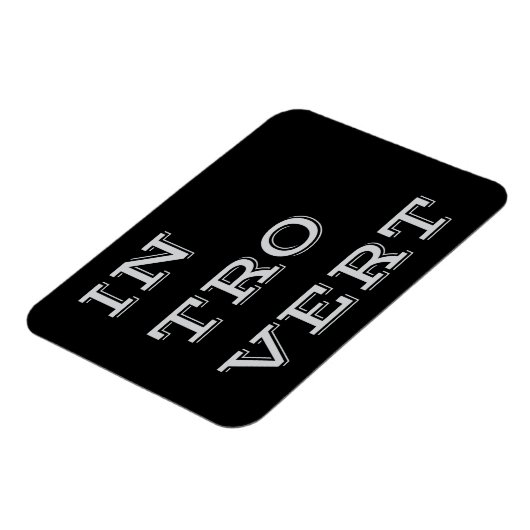 Grey Introvert Flexi Magnet Magneet (Linkerzijde)