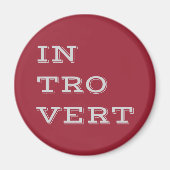 Grey Introvert Magnet (Voorkant)