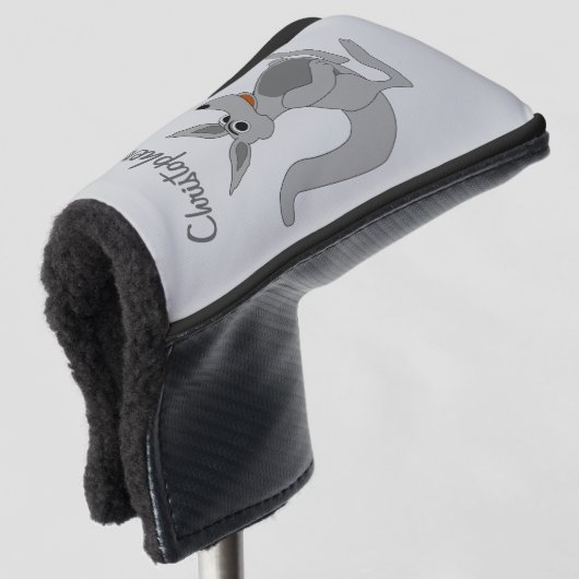 Grey Kangaroo Design Golfheadcover (3/4 voorkant)