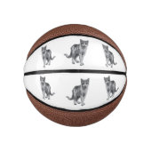 Grey kitten basketbal (Voorkant)