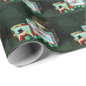 Grey Kitten in de kerstbox Cadeaupapier (Rol Hoek)