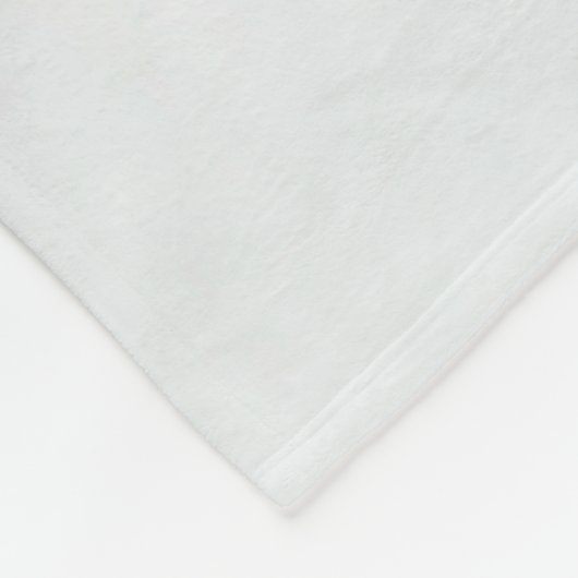 Grey Kitten Licking Snow Fleece Deken (Hoek)