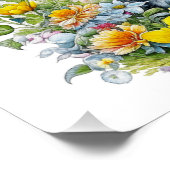 Grey Kitten Theme Girl's Verjaardagsfeestje Uitnod Perfect Poster (Hoek)