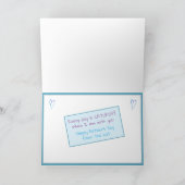 Grey Kitten Vaderdag Cat Dad Kaart (Binnen)