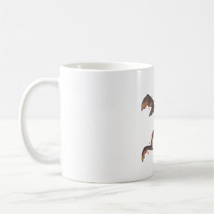 Grey kopvliegende vos Delight � Cute Animal Art Koffiemok