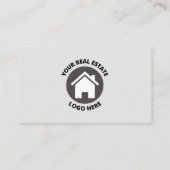 Grey Laten we het hebben over echte Estate Profess Visitekaartje (Achterkant)