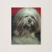 Grey Lhasa Apso Dog Puzzle Legpuzzel (Verticaal)