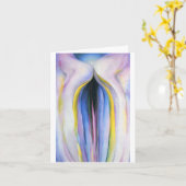 Grey Line, Georgia O'Keeffe, Kaart (Gele Bloem)